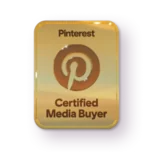 Pinterest Certified Media Buyer badge